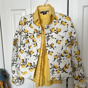 Size small White House, Black market, trucker jacket